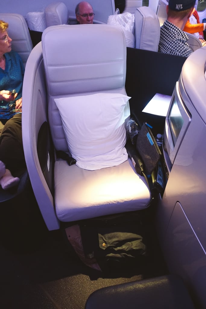 Air New Zealand business class seat