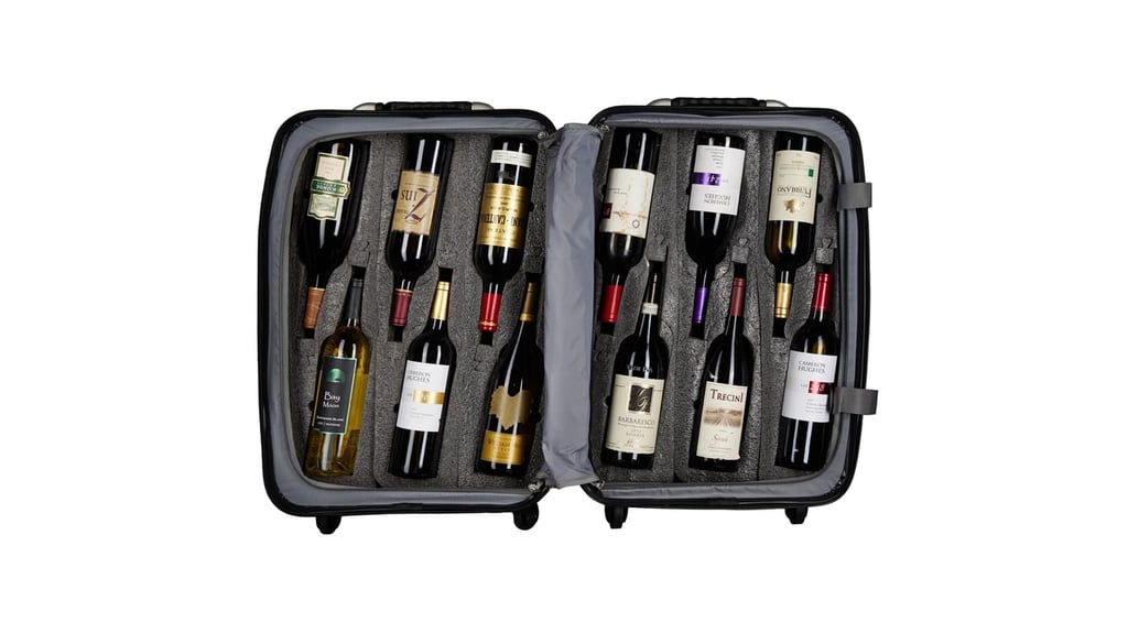 The VinGardeValise Suitcase Can Carry 12 Bottles Of Wine