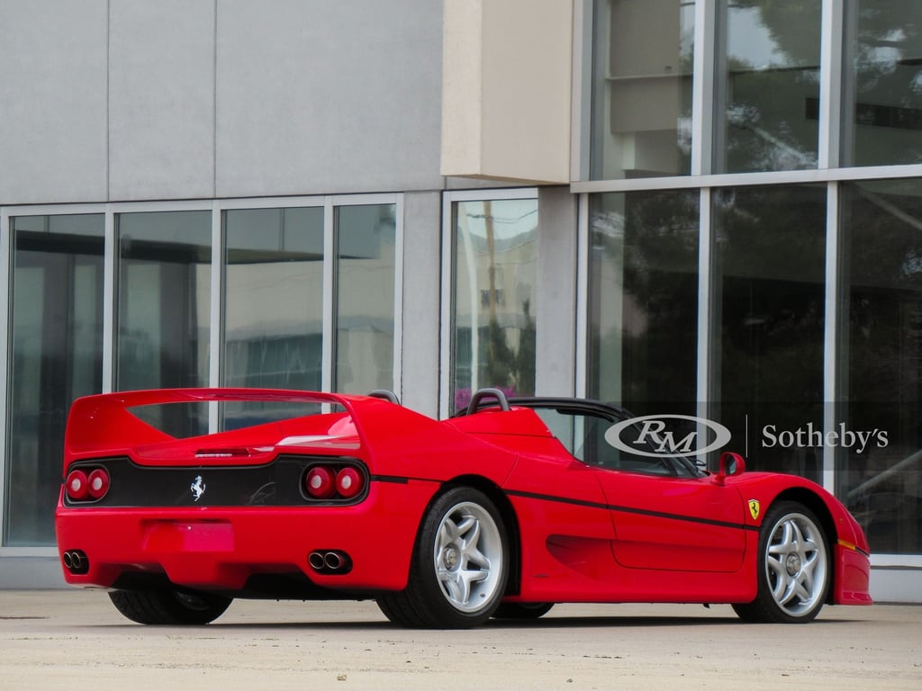 A car parked in front of a building