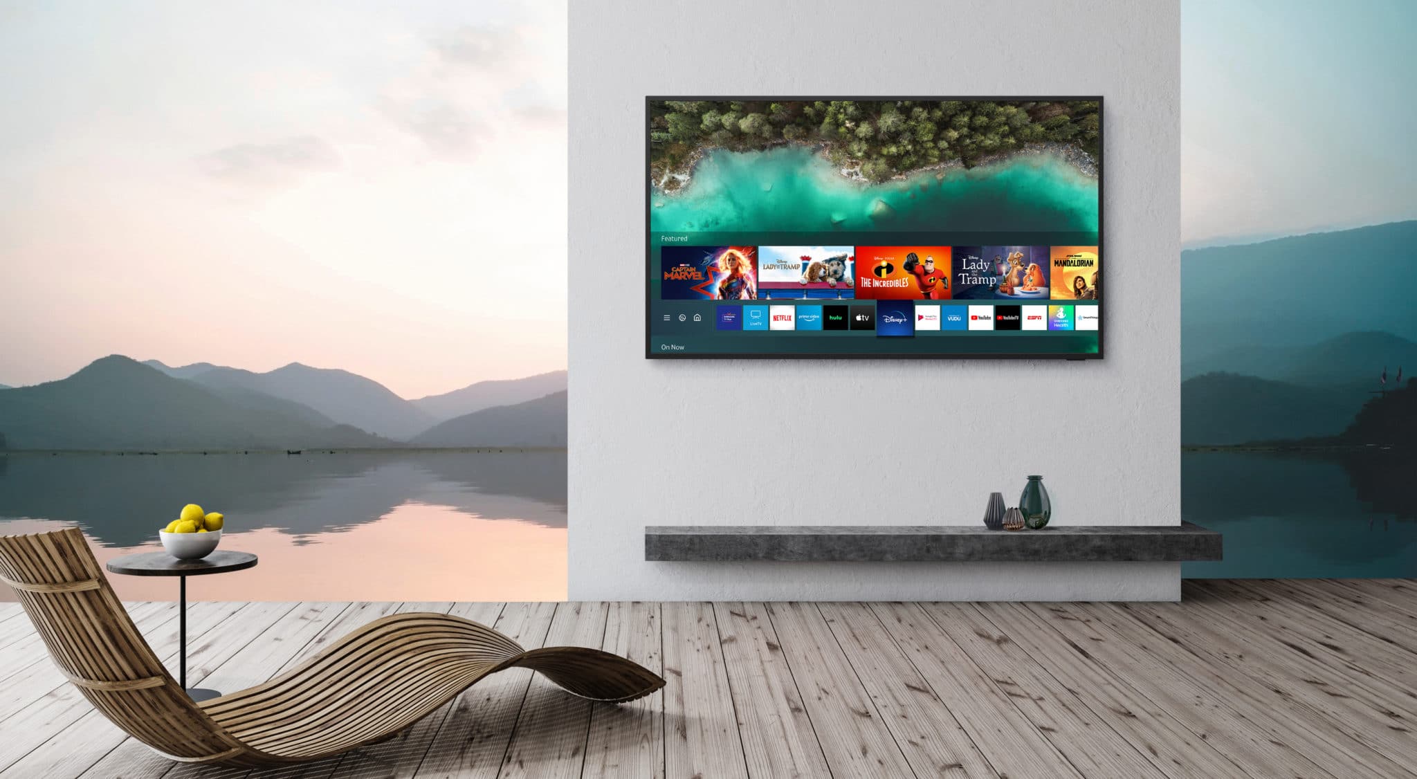 The Samsung Terrace Outdoor TV Is A Certified Gamechanger