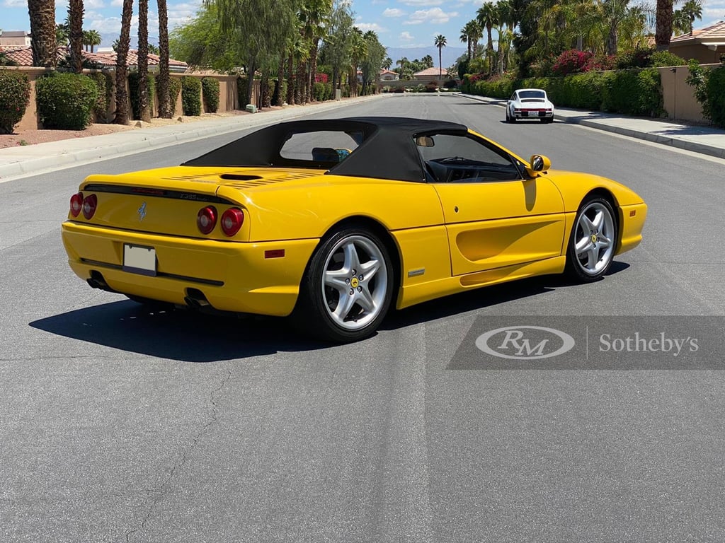 A car parked in a parking lot