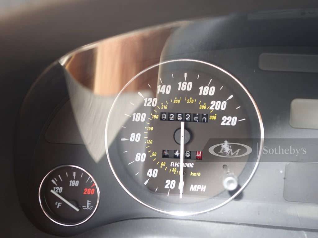 A clock sitting on top of a car