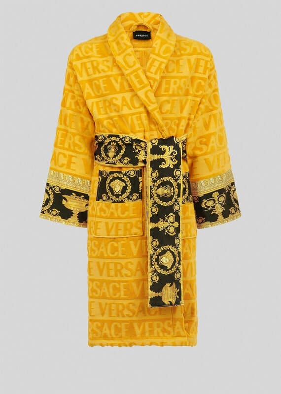 The Versace Baroque Bathrobe Will Let You WFH Like A King