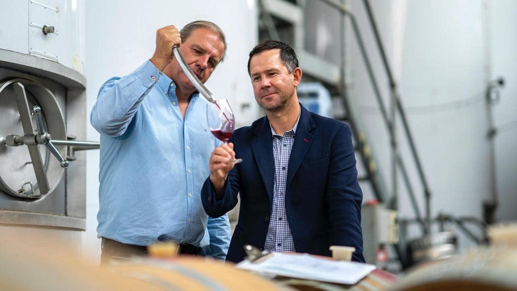 Ricky Ponting Has Officially Launched Ponting Wines