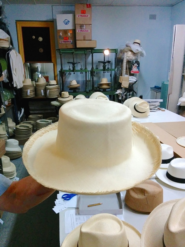 A naked Panama Hat
