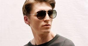 A person wearing sunglasses