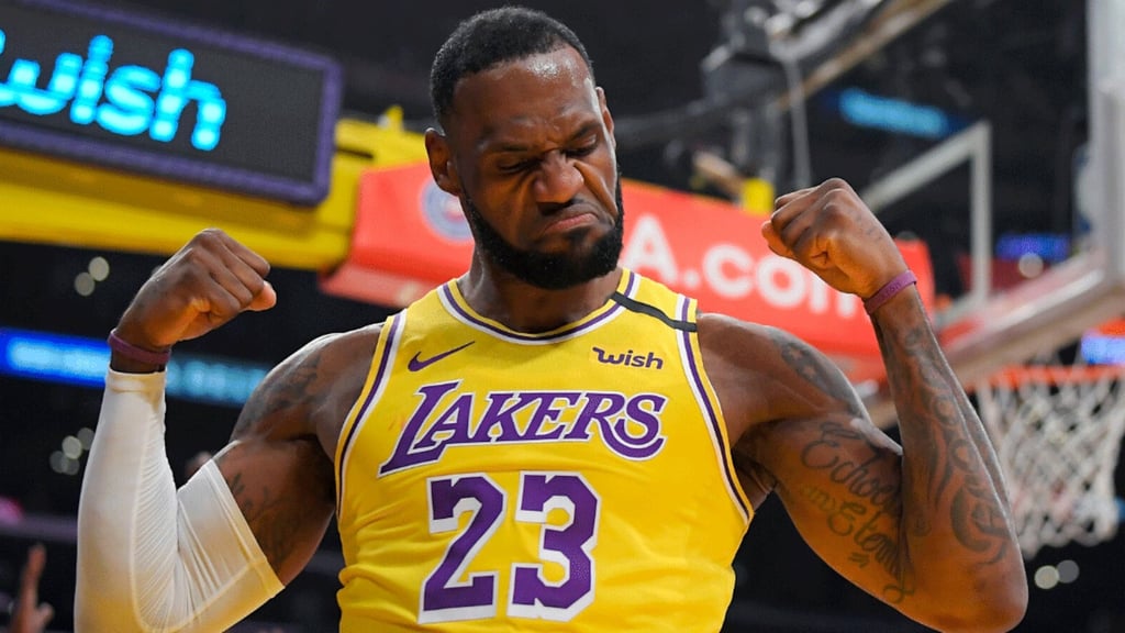 A man holding a basketball