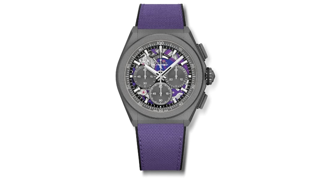 Zenith’s Defy 21 Ultraviolet Chronograph Is Proper Eye-Candy