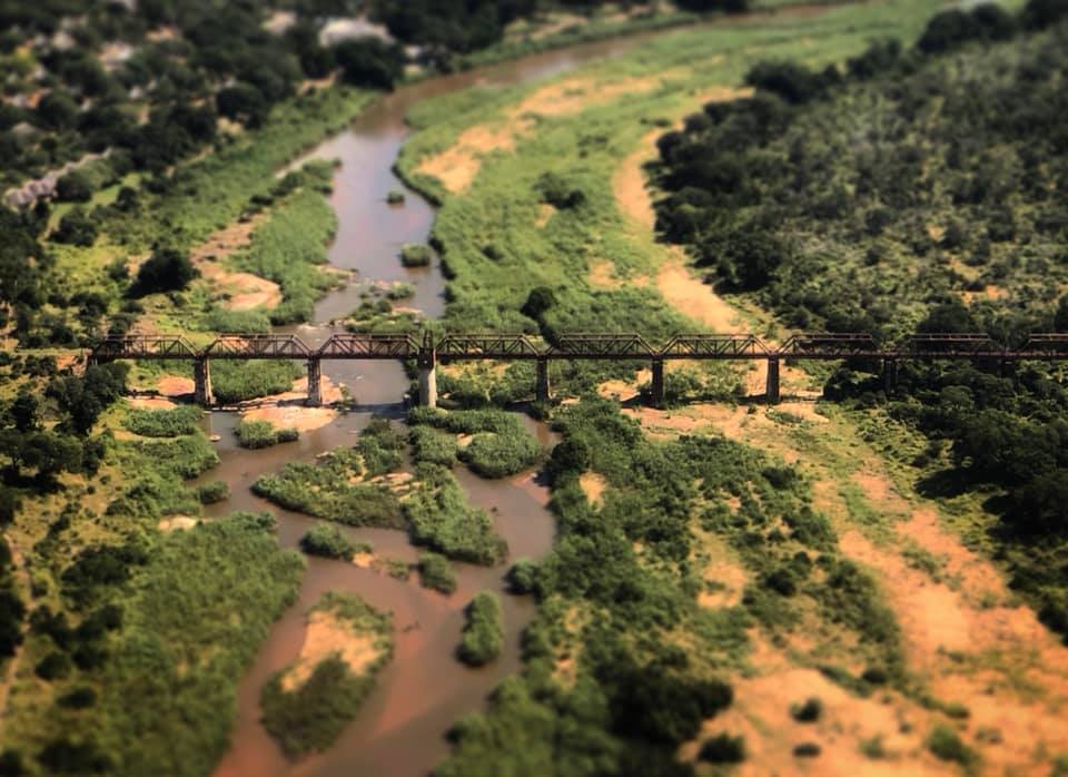 Bridge overlooking South African scenery 