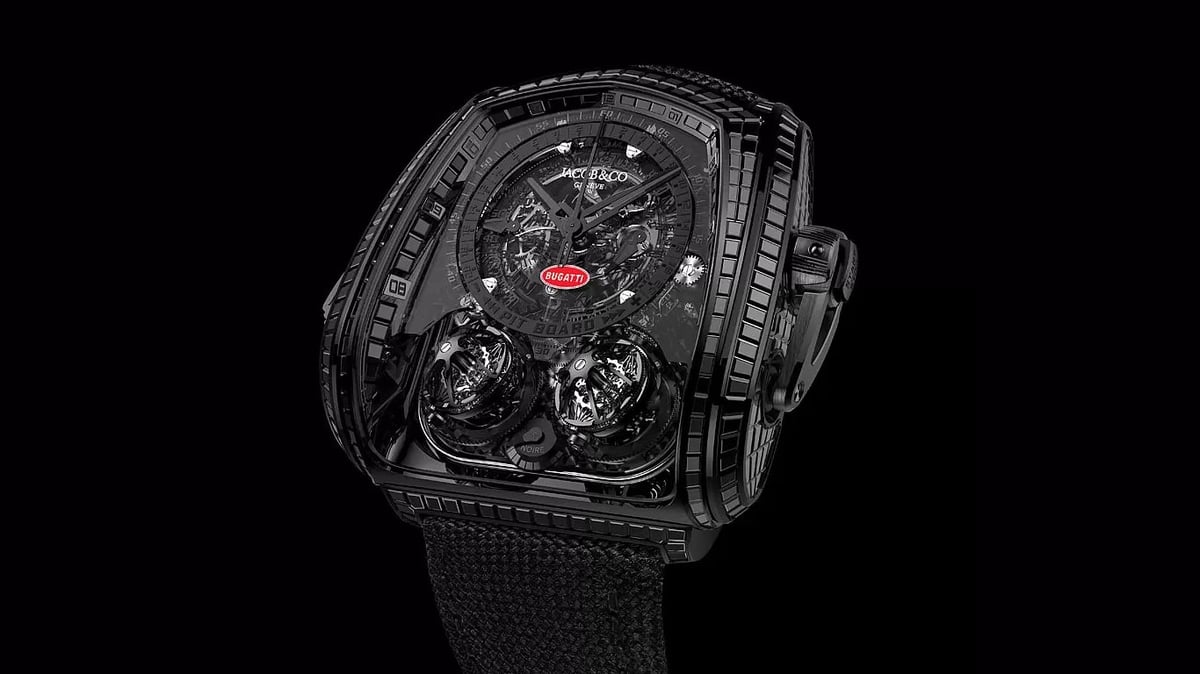 The Jacob & Co Twin Turbo Furious Bugatti La Montre Noire Is Just… Wild