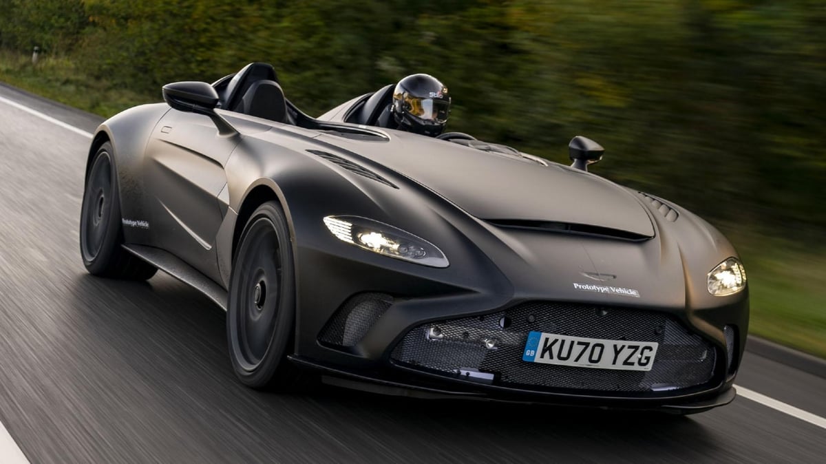 Aston Martin V12 Speedster: 700 HP, Topless, & Testing