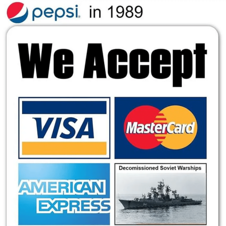 Pepsi Warships deal