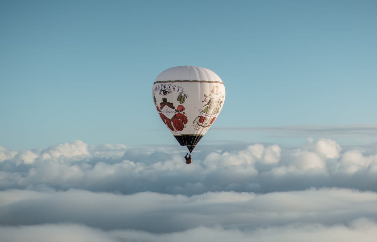 Hendrick’s New Floating Bar Is A Hot Air Balloon Over Sydney
