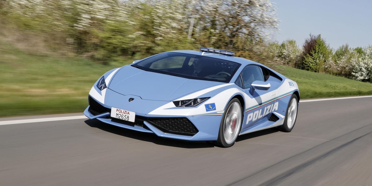 Italian Police Lamborghini Kidney