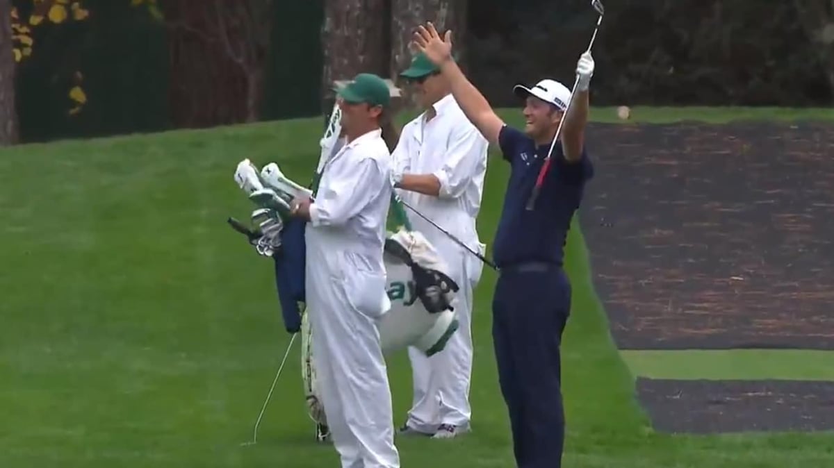 WATCH: Jon Rahm Sinks Greatest Hole-In-One Ever At The Masters 2020