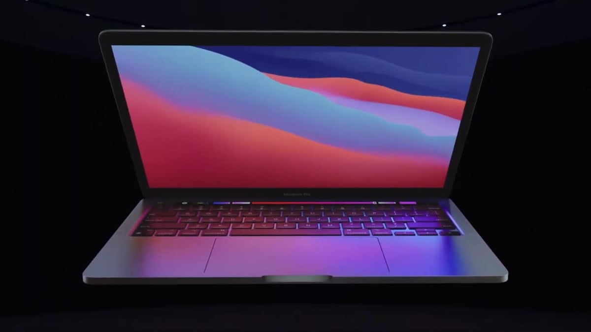 Apple MacBook uses the new M1 Chip