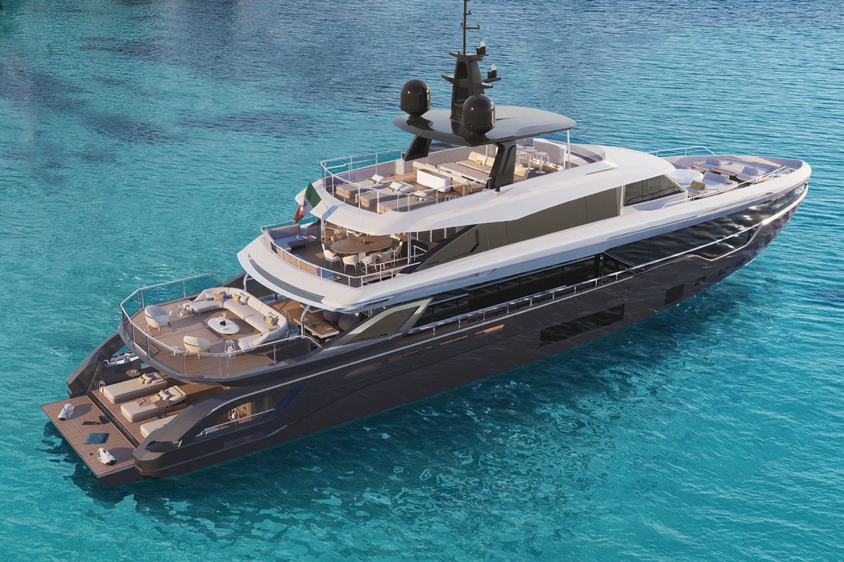 The Ambitious Azimut Grande Trideck Megayacht Is On Track For Delivery This Year