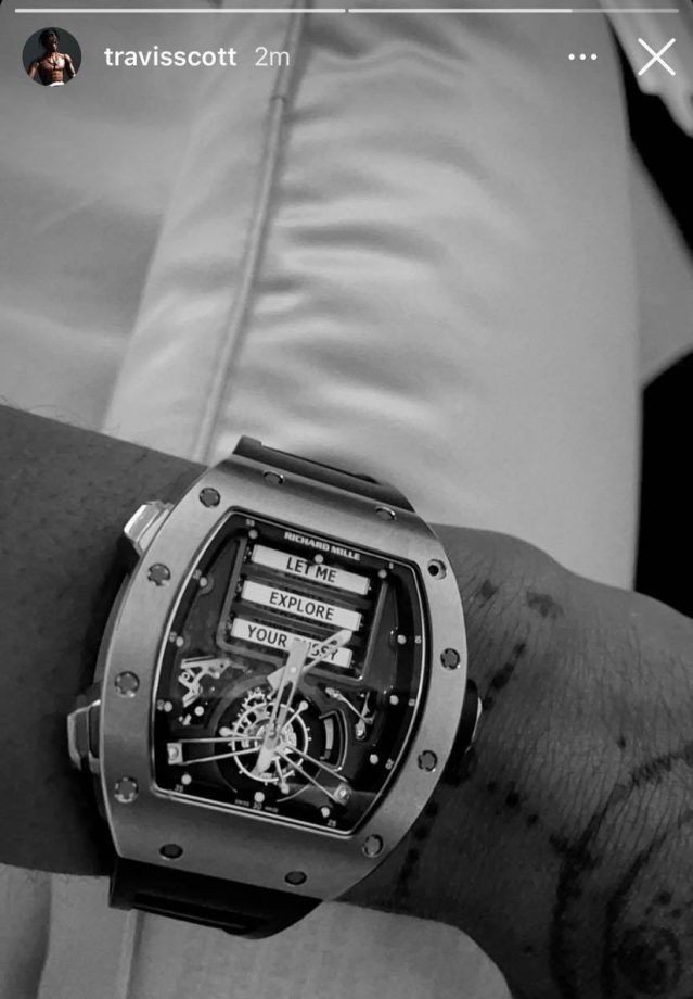 travis scott richard mille rm 69