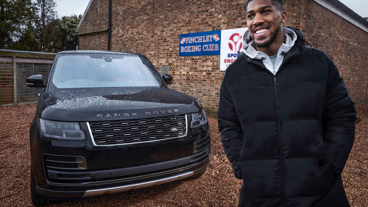 anthony joshua net worth - RANGE ROVER