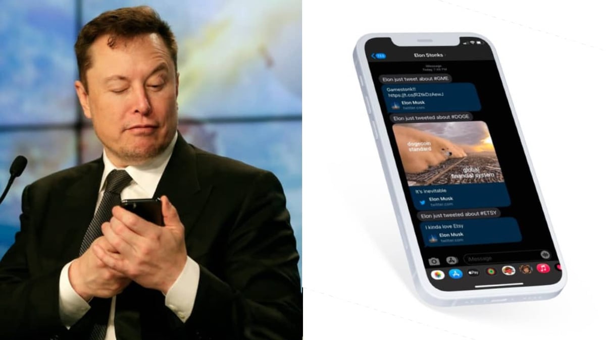 Elon Stocks investing app tweet notification