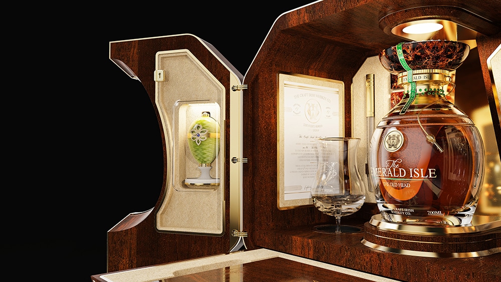 $2 MILLION WHISKEY SET emerald isle collection