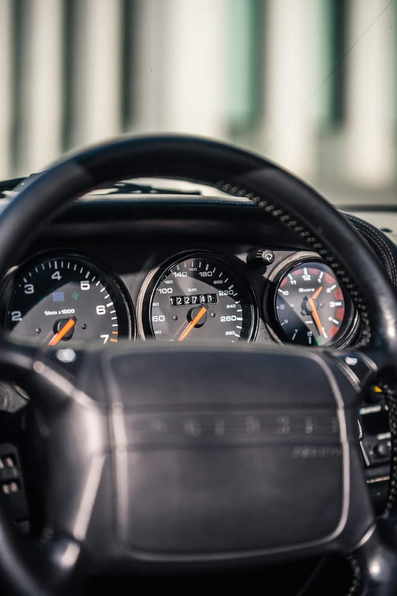 Inside Diego Maradona's rare Porsche 911.