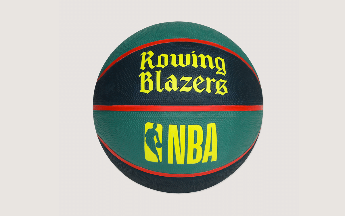 The Rowing Blazers x NBA basketball.