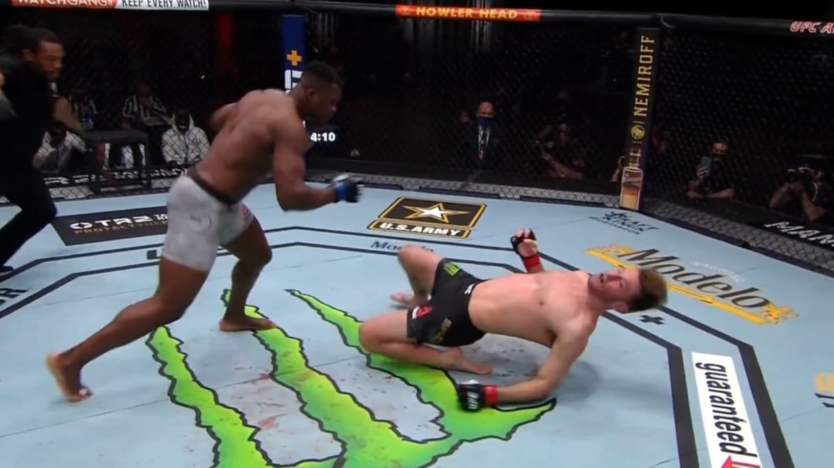 UFC 260 Francis Ngannou Dethrones Stipe Miocic To Become Heavyweight Champion