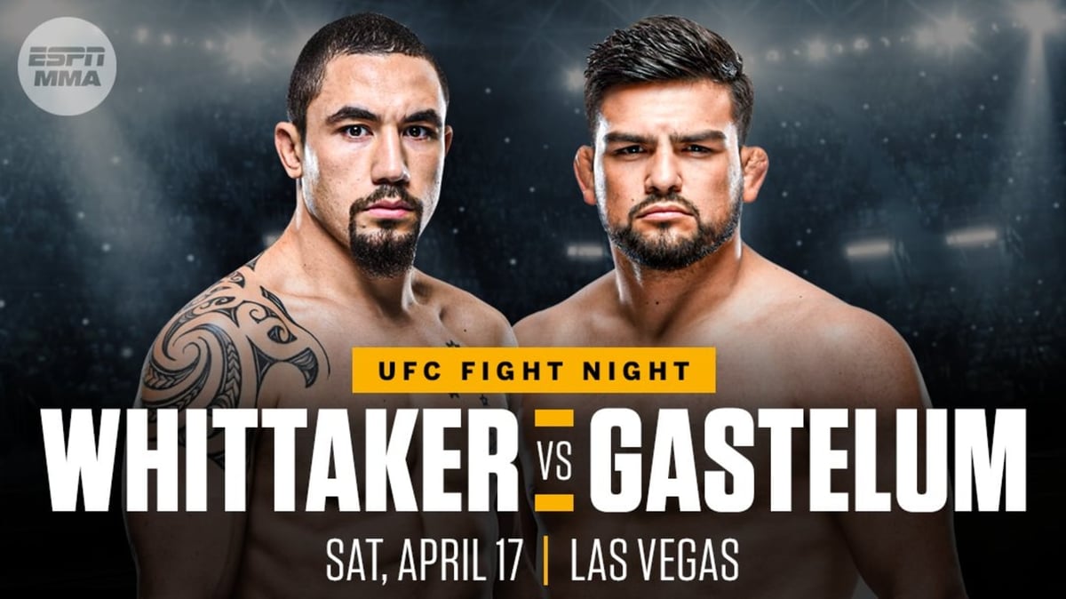 Robert Whittaker Will Now Fight Kelvin Gastelum In April