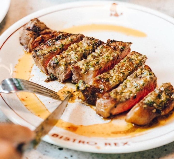 Steak frites at Bistro Rex, one of the best steak restaurants Sydney has to its name