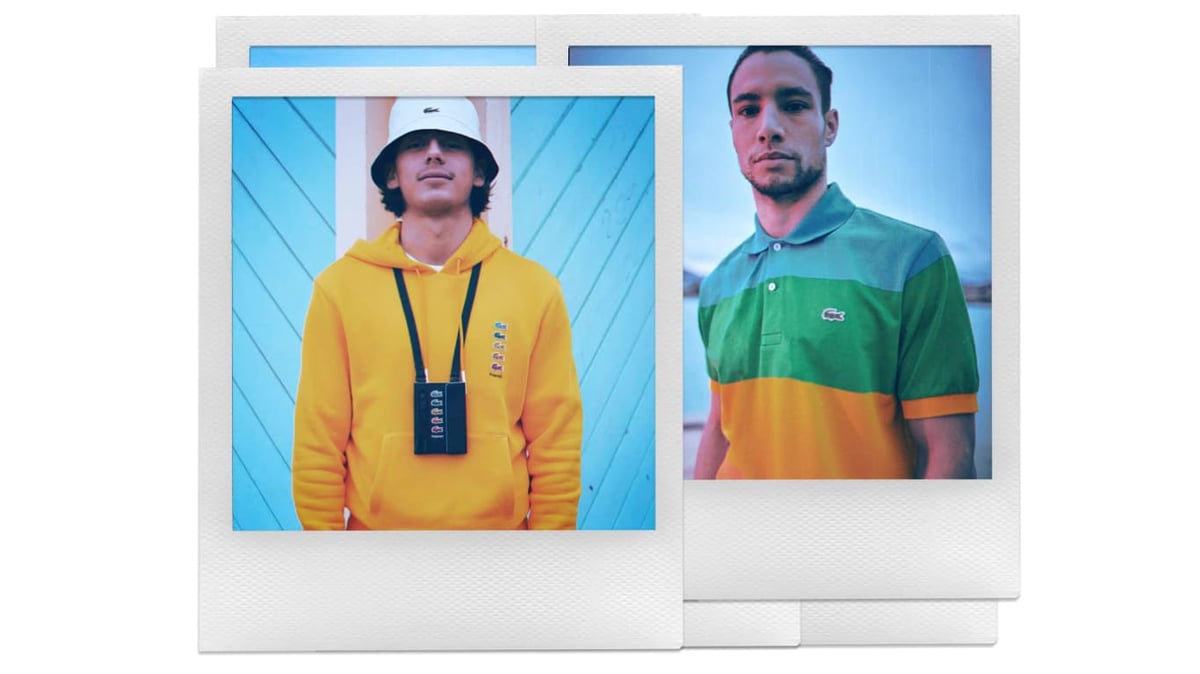 Lacoste & Polaroid Team Up For A Vibrant Technicolour Spring Collection