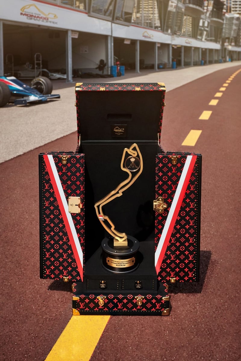 Louis Vuitton Monaco Grand Prix Trophy Trunk Lewis Hamilton