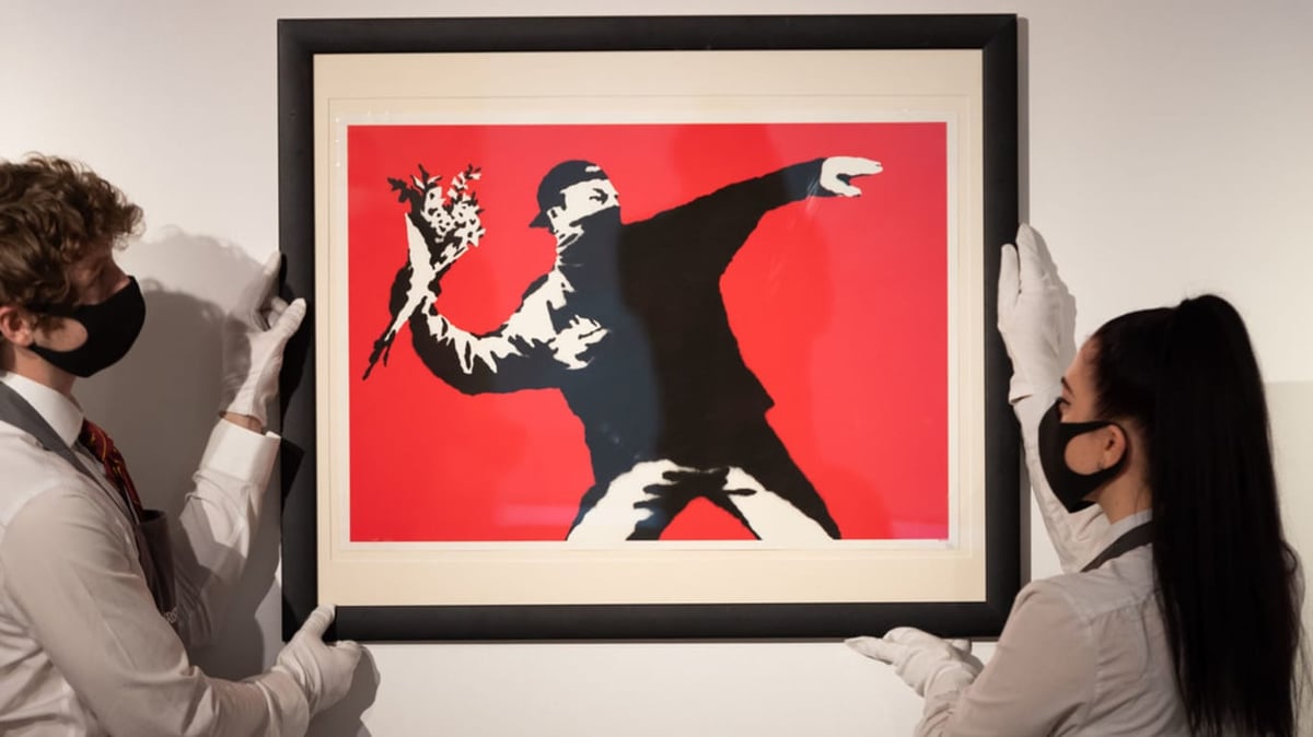 Banksy Print Sold For $300 At Sydney Gift Shop To Auction For $150,000