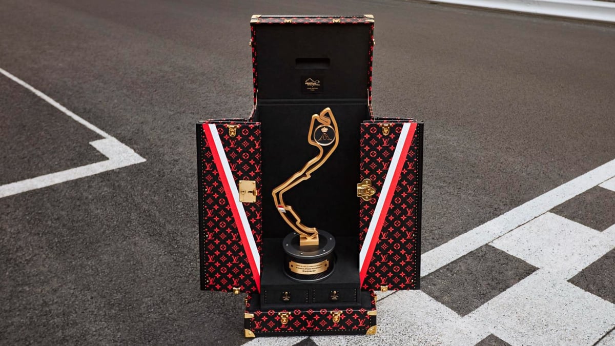 Louis Vuitton Monaco Grand Prix Trophy Trunk Lewis Hamilton