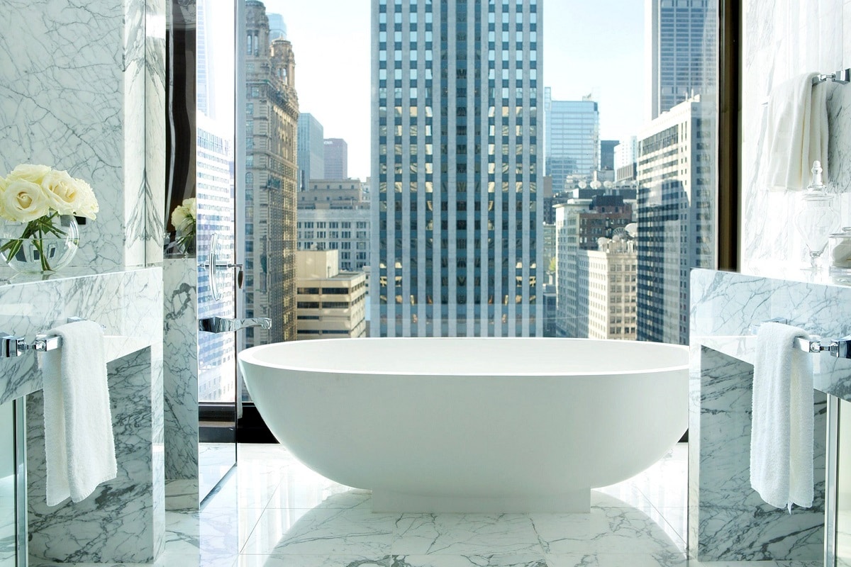 best hotel bathrooms - chicago