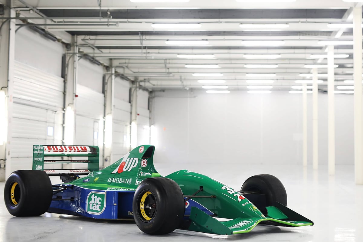 Michael Schumacher First F1 Car - Jordan 191 Ford Cosworth HB