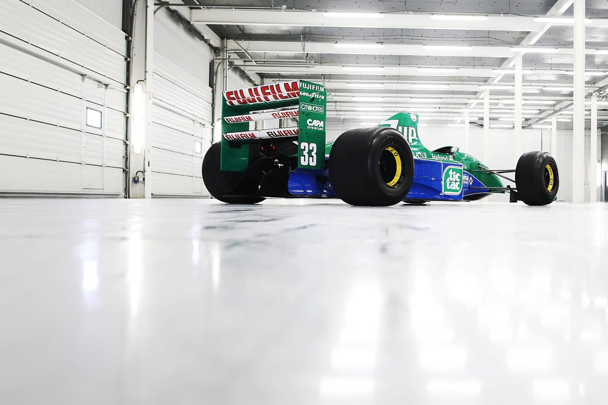 Michael Schumacher First F1 Car - Jordan 191 Ford Cosworth HB