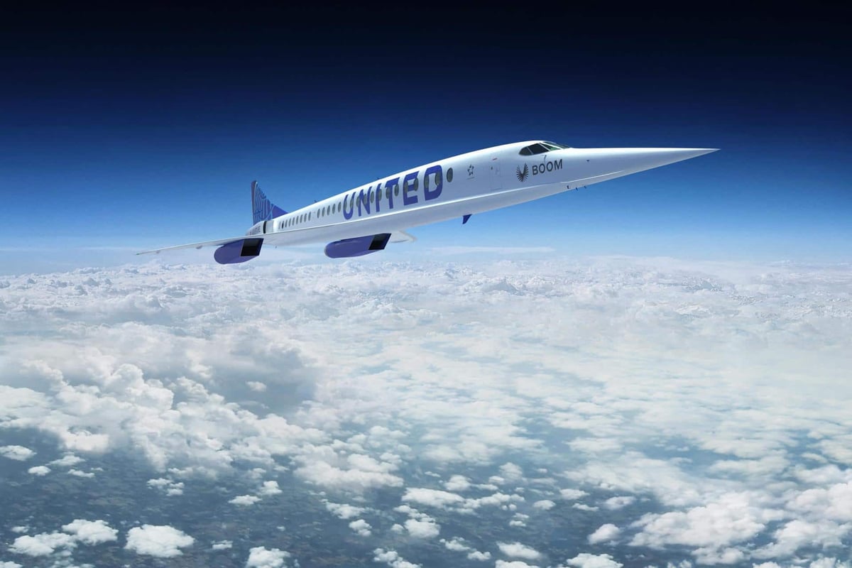 united airlines boom supersonic jets