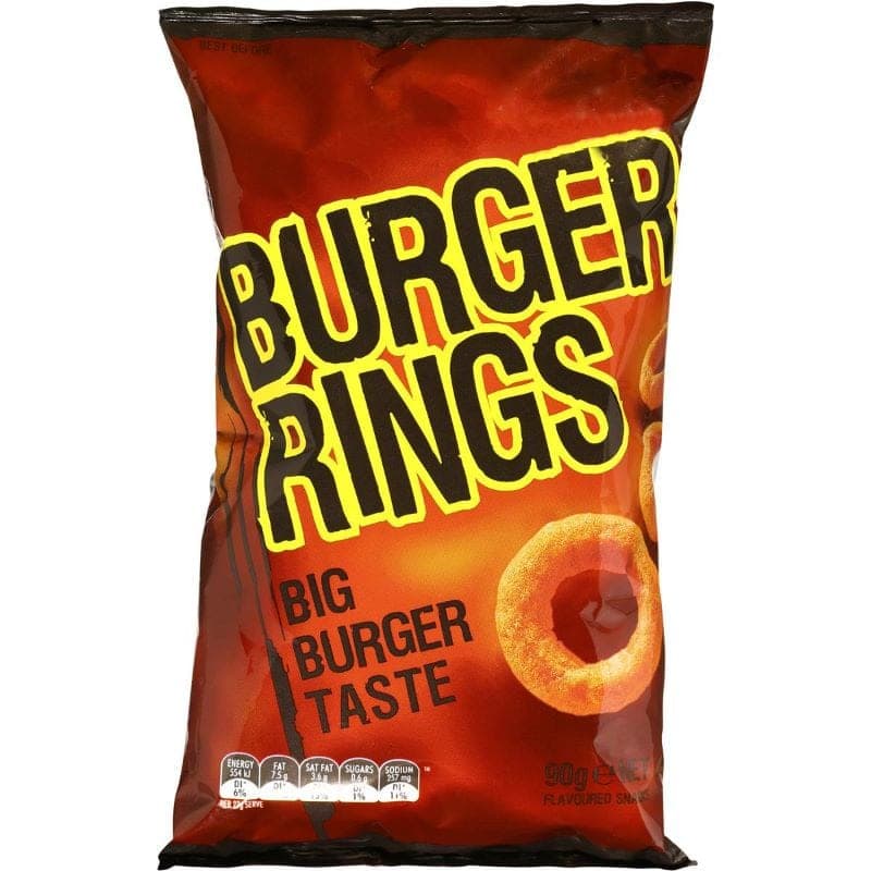 90s snacks australia - burger rings