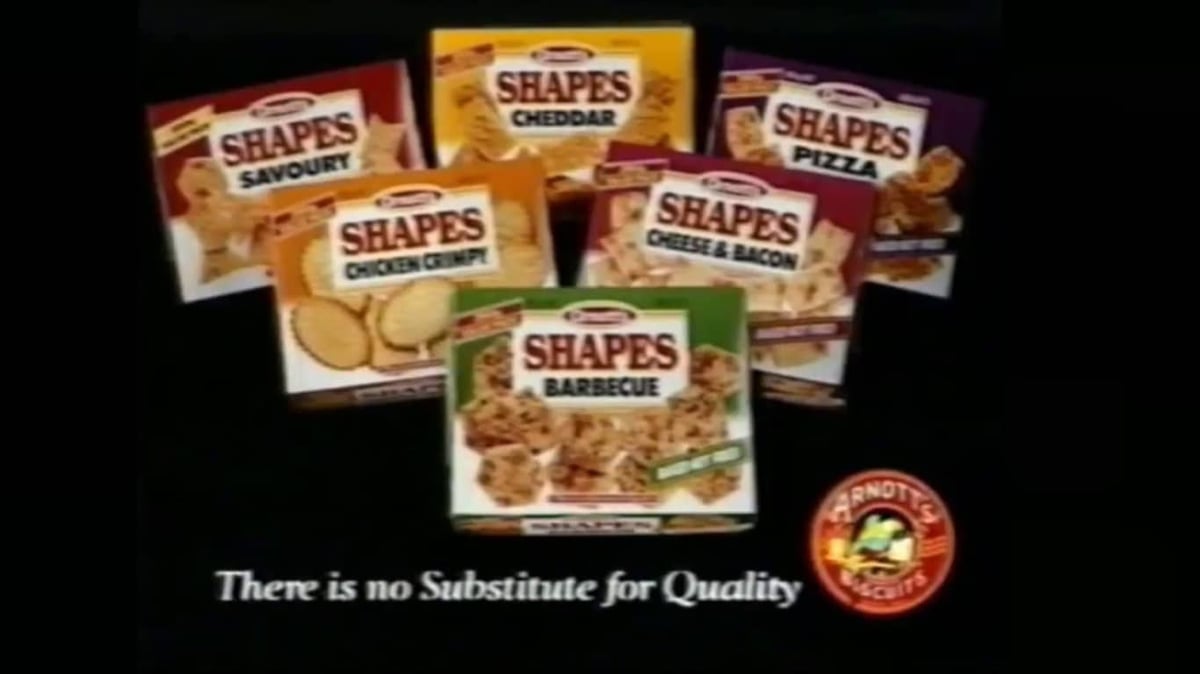 90s snacks australia shapes