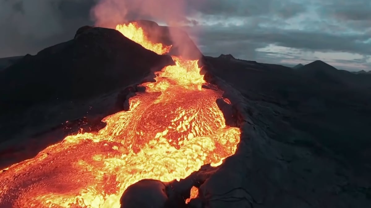 Joey Helms Drone Crashes Into Volcano Iceland Fagradalsfjall