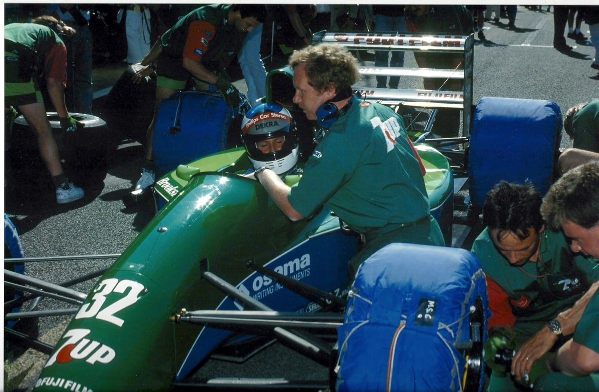 Michael Schumacher First F1 Car - Jordan 191 Ford Cosworth HB