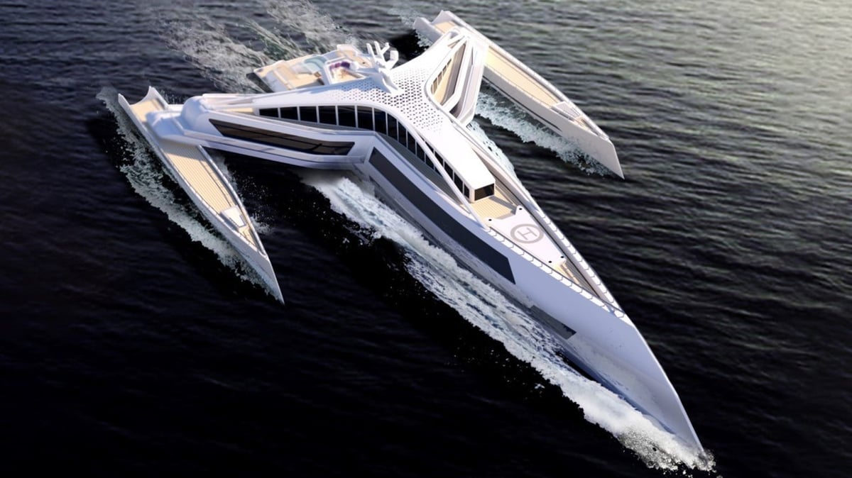 Estrella Superyacht Concept Star Wars Fighter