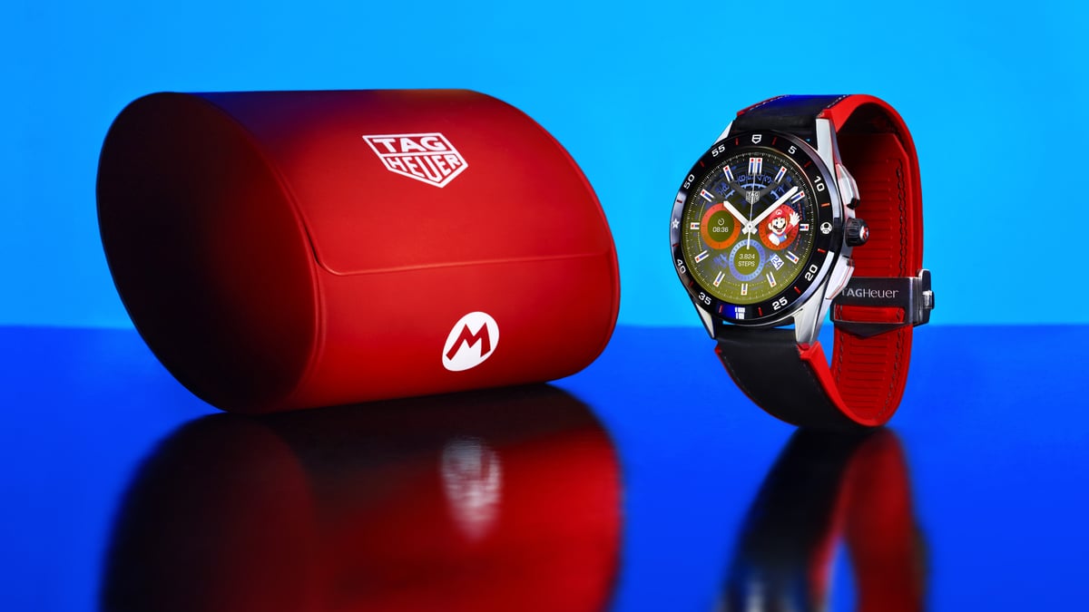 Super Mario x TAG Heuer smartwatch comes in an exclusive case