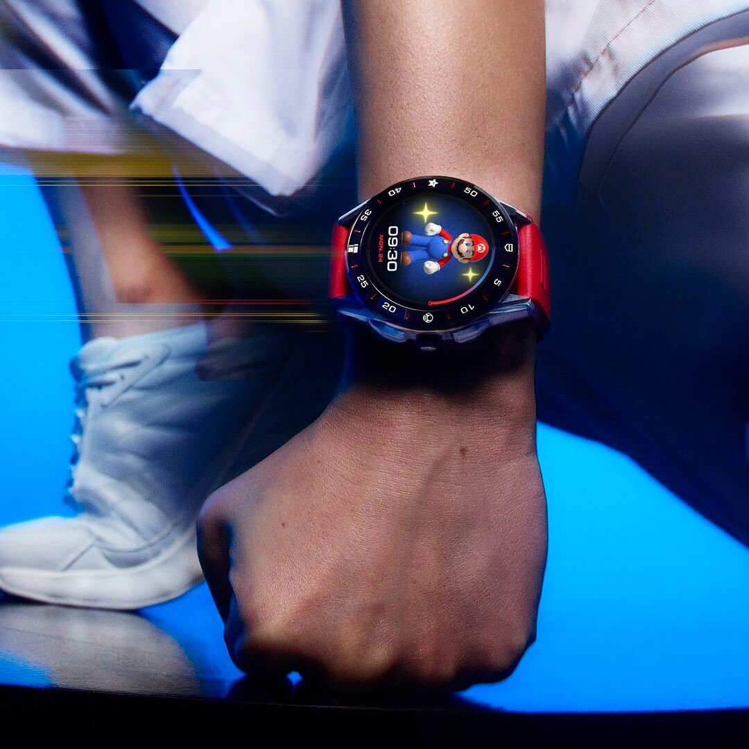 Super Mario graces the new TAG Heuer smartwatch