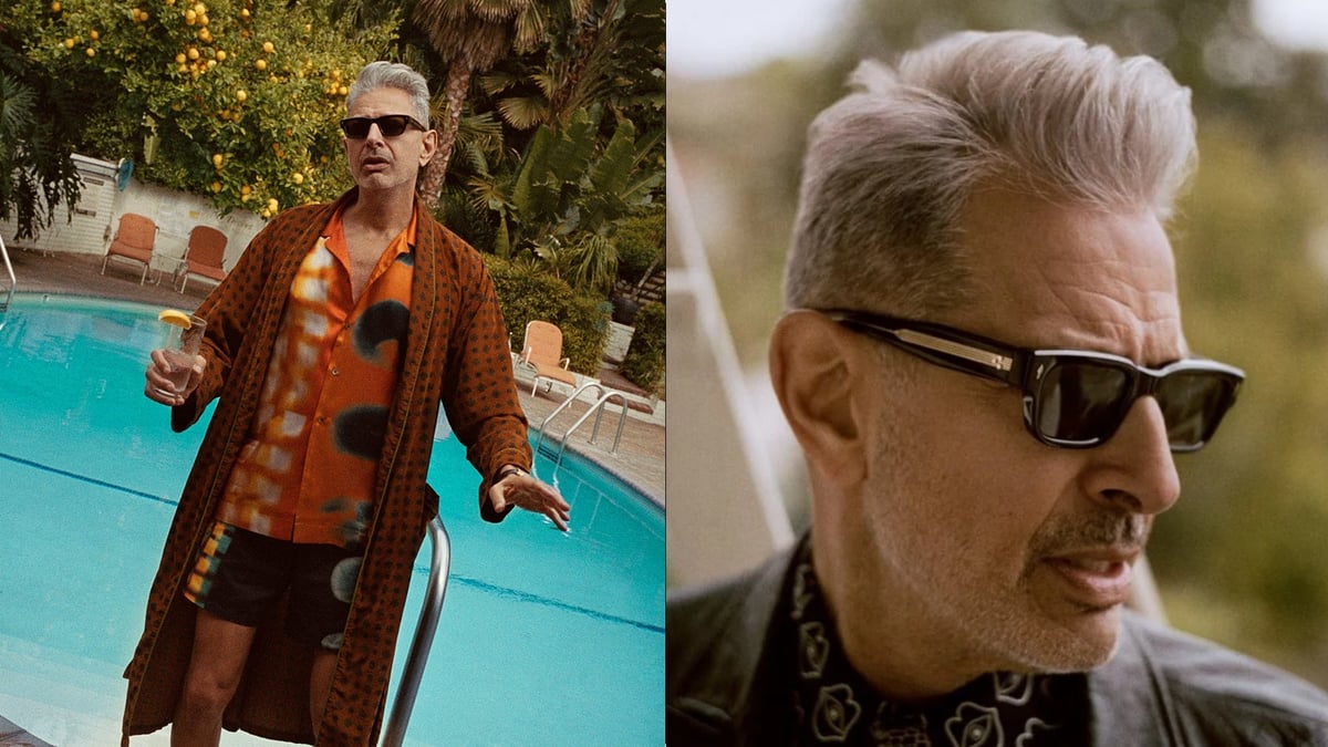 Jeff Goldblum’s Jacques Marie Mage Sunglasses Collaboration Is Poolside Perfection