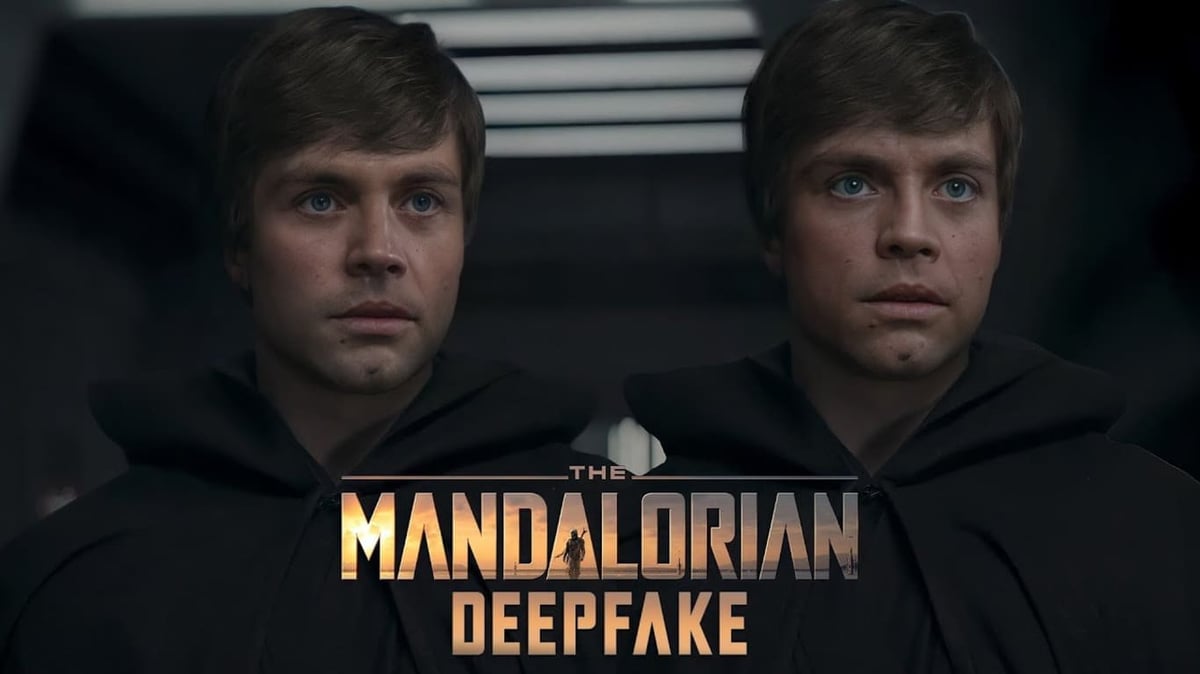 Luke Skywalker Mandalorian Deepfake