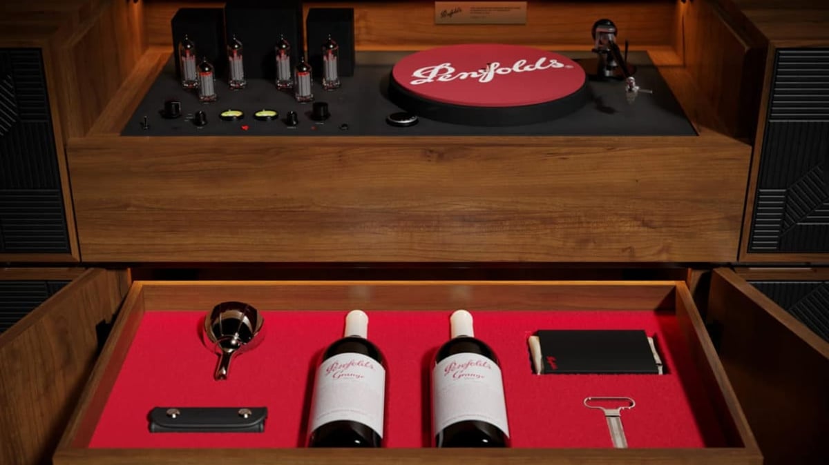 Penfolds Release Two Investment-Grade Magnums In Record Player Console