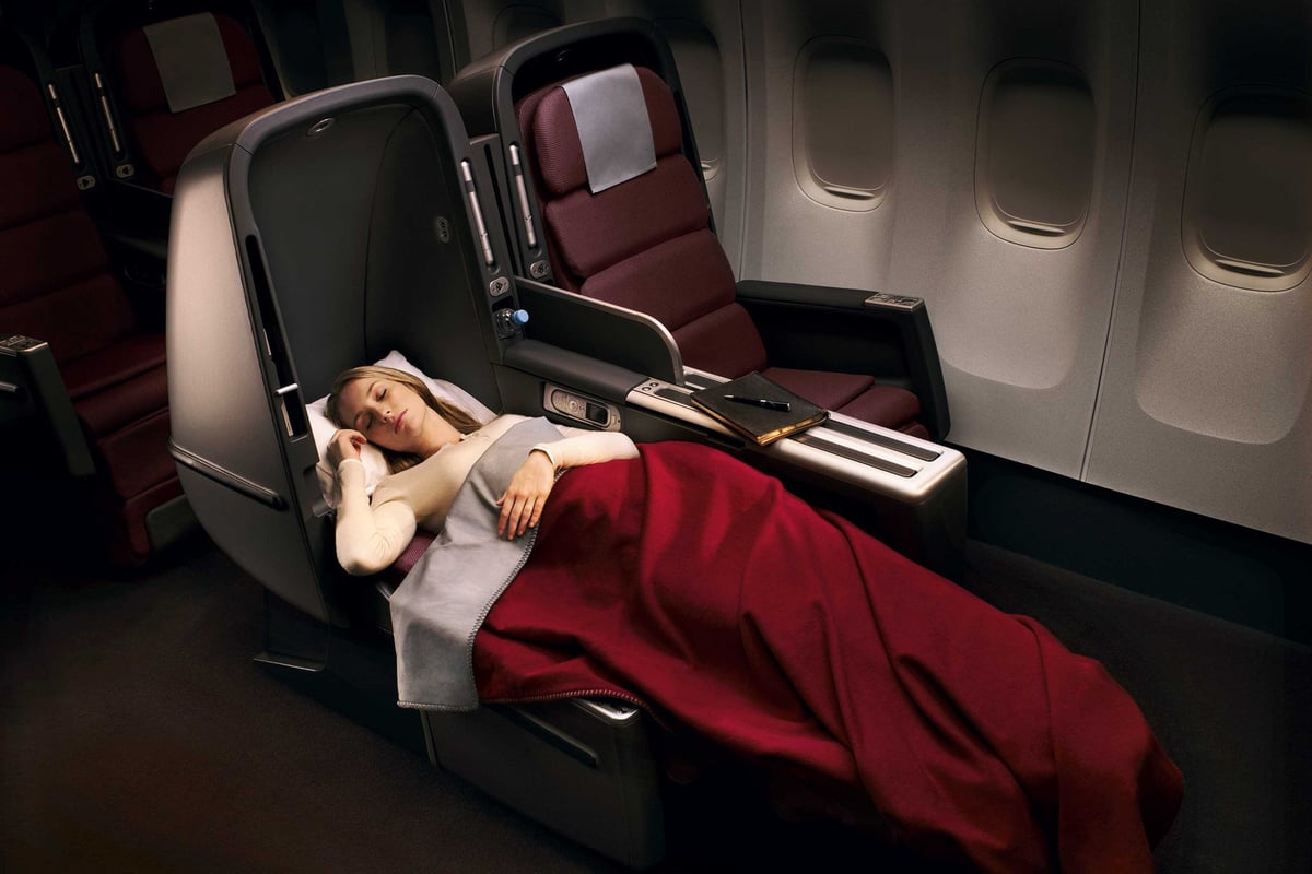 Qantas Points Auction A380 Business Class Seats
