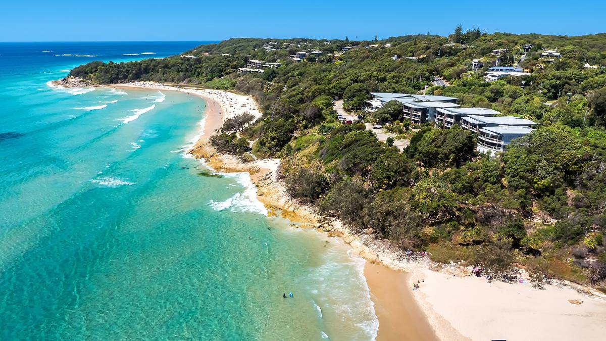 A beautiful view of North Stradbroke Island.